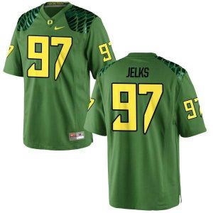 Mens-Jalen-Jelks-Oregon-Ducks-Authentic-Green-Alternate-Football-Jersey-Apple