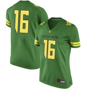 Womens-Bradley-Yaffe-Oregon-Ducks-Replica-Green-Football-College-Jersey