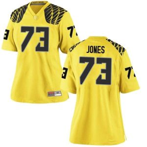 Womens-Jayson-Jones-Oregon-Ducks-Replica-Gold-Football-College-Jersey