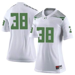 Womens-Lucas-Noland-Oregon-Ducks-Limited-White-Football-College-Jersey