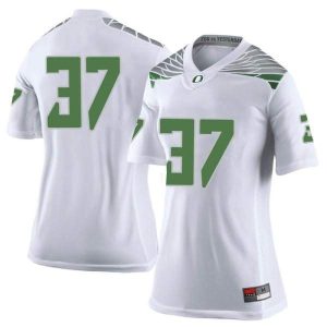 Womens-Max-Wysocki-Oregon-Ducks-Limited-White-Football-College-Jersey