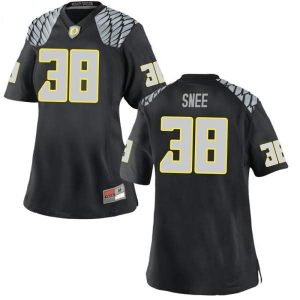 Womens-Tom-Snee-Oregon-Ducks-Replica-Black-Football-College-Jersey