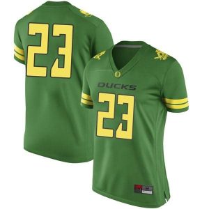 Womens-Verone-McKinley-III-Oregon-Ducks-Replica-Green-Football-College-Jersey