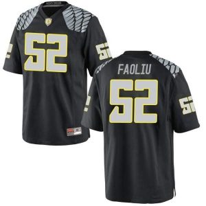 Youth-Andrew-Faoliu-Oregon-Ducks-Game-Black-Football-College-Jersey