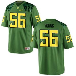 Youth-Bryson-Young-Oregon-Ducks-Authentic-Green-Alternate-Football-Jersey-Apple