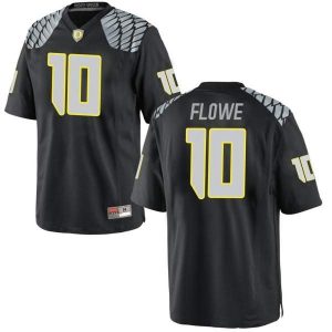 Youth-Justin-Flowe-Oregon-Ducks-Game-Black-Football-College-Jersey