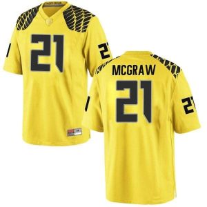 Youth-Mattrell-McGraw-Oregon-Ducks-Game-Gold-Football-College-Jersey