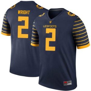 Youth-Mykael-Wright-Oregon-Ducks-Legend-Navy-Football-College-Jersey