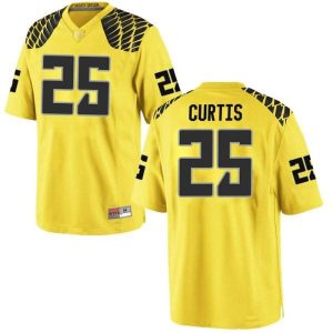 Youth-Spencer-Curtis-Oregon-Ducks-Game-Gold-Football-College-Jersey